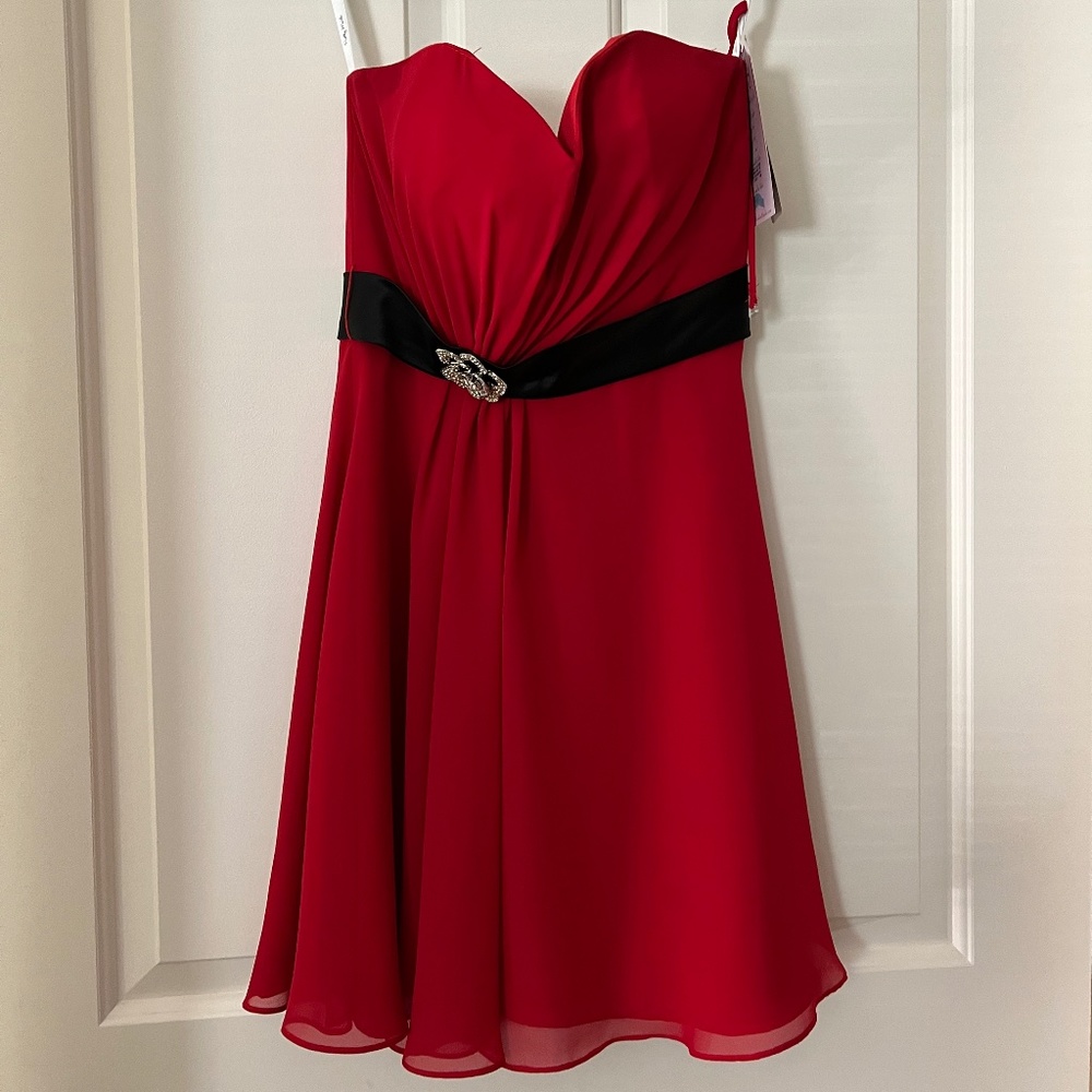 Deirdres Red Semi Formal Dress